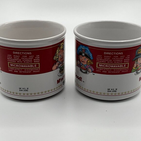 Vintage 1993 Campbell’s Soup Bowls and‎ Campbell's Coffee Mugs. Lot of 4 - Picture 3 of 11